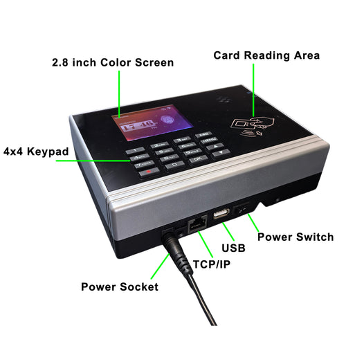 Cloud Based WiFi Proximity Card Time And Attendance System Employee Workforce Management Solution Online Free Clock In/Out Syste