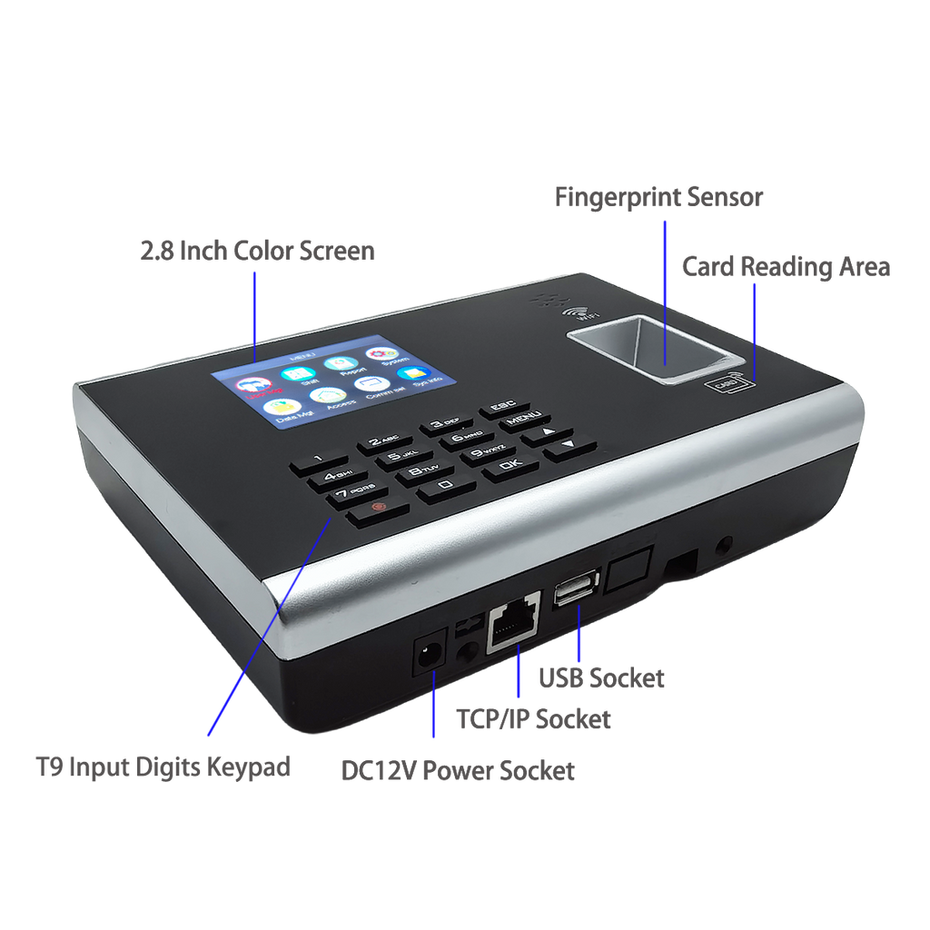 Online Free Cloud Based WiFi Fingerprint Time and Attendance System Employee Workforce Time Clock Management Solution
